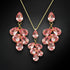 Komplektas "Amber II (Light Rose)" su Preciosa™ kristalais